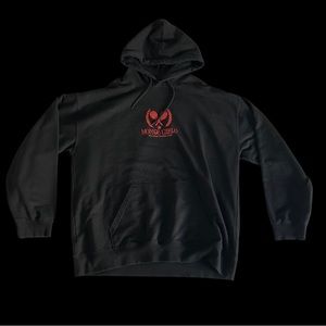 Boohooman black Monte Carlo hoodie
